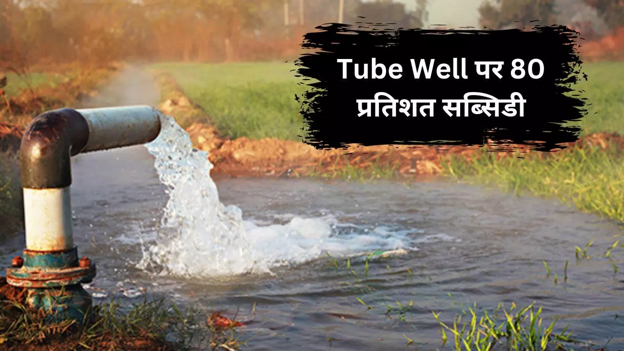 Tube Well Scheme : खेत में बोर लगाने पर किसानों को मिल रही 80 प्रतिशत  सब्सिडी, सिंचाई की समस्या खत्म | Tube Well Scheme: Farmers are getting 80  percent subsidy on installing